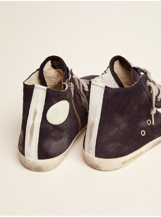 Men's Francy in leather with leather star and heel tab