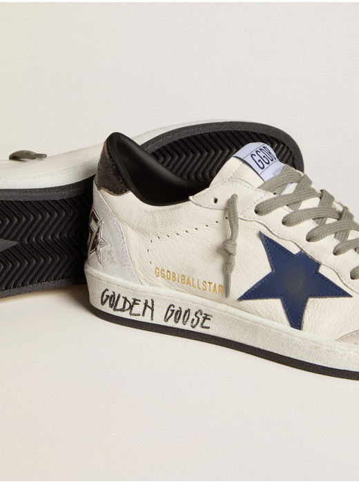 Men's Ball Star in nappa with leather star and metallic leather heel tab