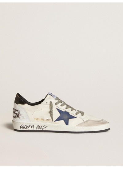 Men's Ball Star in nappa with leather star and metallic leather heel tab