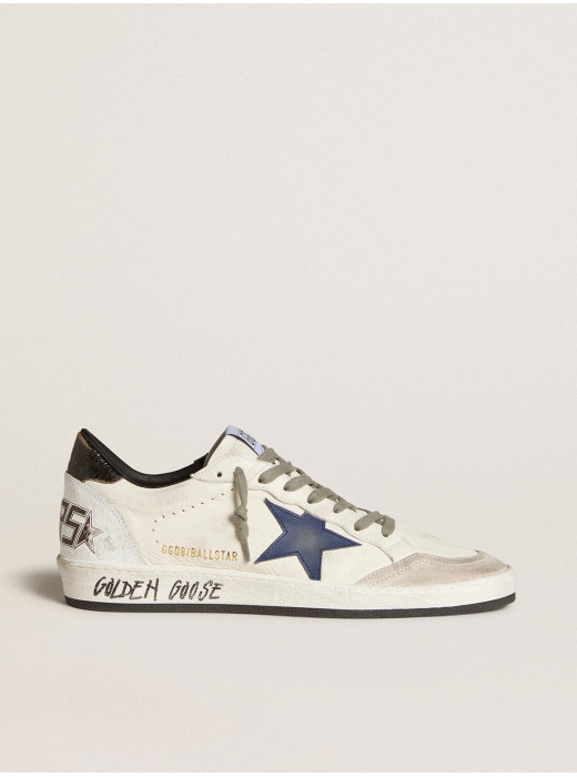 Men's Ball Star in nappa with leather star and metallic leather heel tab