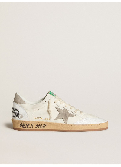 Men's Ball Star in nappa leather with gray nubuck star and heel tab