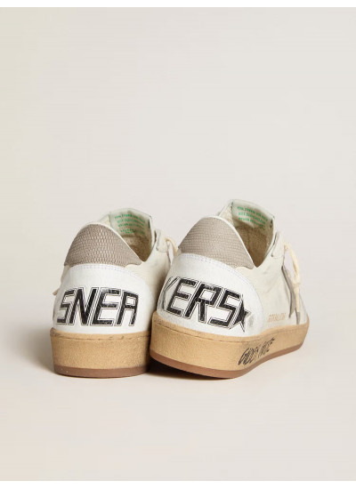 Men's Ball Star in nappa leather with gray nubuck star and heel tab