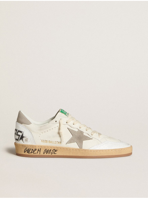 Men's Ball Star in nappa leather with gray nubuck star and heel tab
