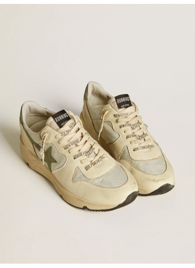 Men’s Running Sole LTD in nylon and nappa with nubuck star and heel tab