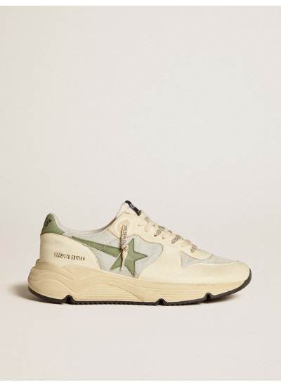 Men’s Running Sole LTD in nylon and nappa with nubuck star and heel tab