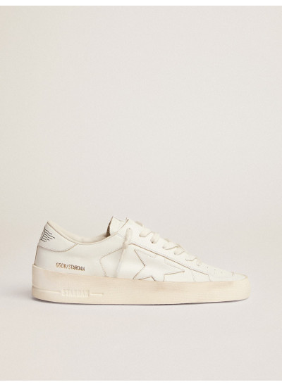 Men's Stardan in white leather