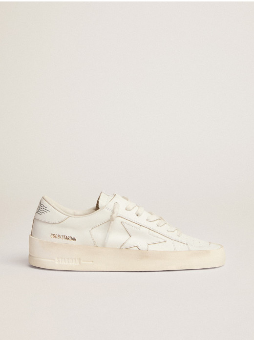 Men's Stardan in white leather