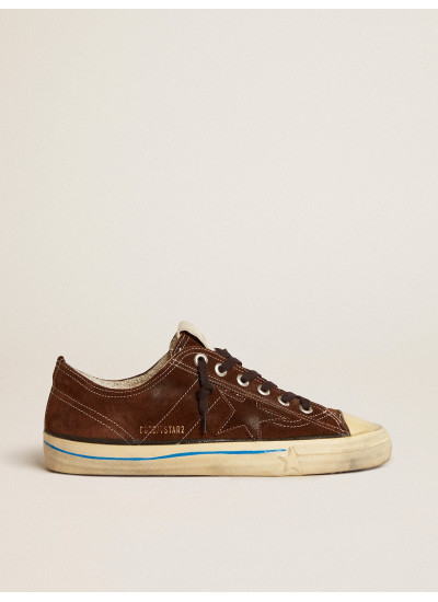 V-Star LTD sneakers in dark brown suede with tone-on-tone star