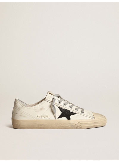 V-Star in nappa leather with black nubuck leather star