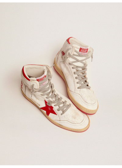 Men's Sky-Star with signature on the ankle and red inserts