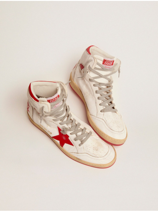 Men's Sky-Star with signature on the ankle and red inserts