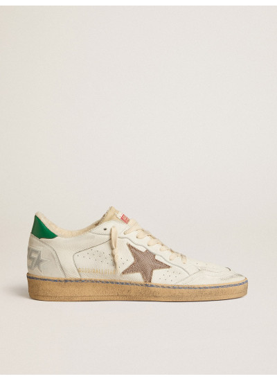 Ball Star LTD with sand mesh star and green leather heel tab