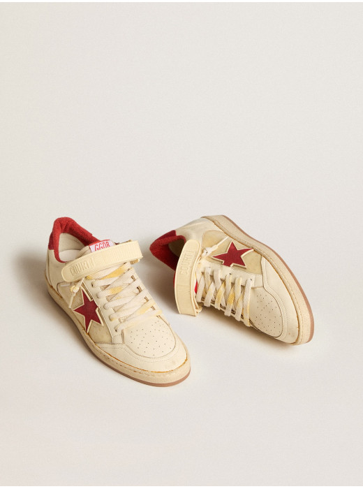 Men’s Ball Star LAB in nappa and PVC with red suede star and heel tab