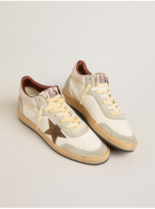 Ball Star LTD in nappa and nylon with suede star and inserts