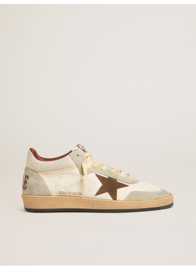 Ball Star LTD in nappa and nylon with suede star and inserts