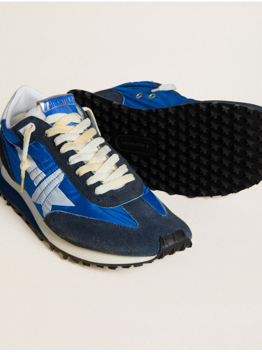 Men’s Marathon with blue nylon upper and white star