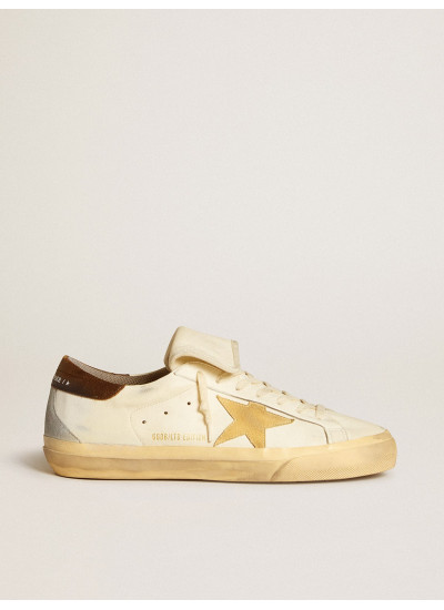 Men's Super-Star LTD in nappa with suede star and brown heel tab