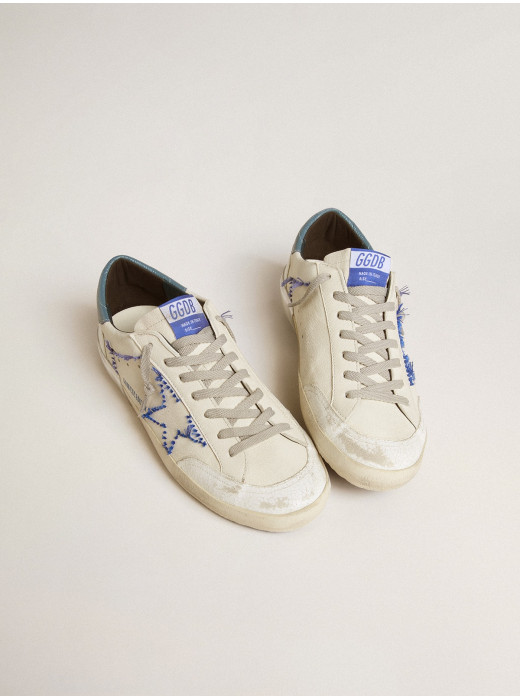 Men’s Super-Star LTD in nappa with embroidered star and leather heel tab