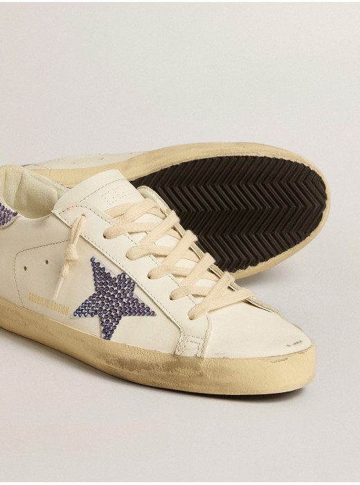 Women’s Super-Star LTD with suede star and heel tab with Swarovski crystals