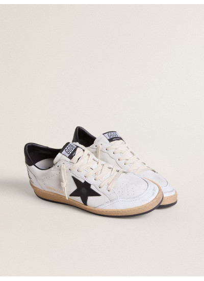 Women's Ball Star in nappa with black star and black heel tab