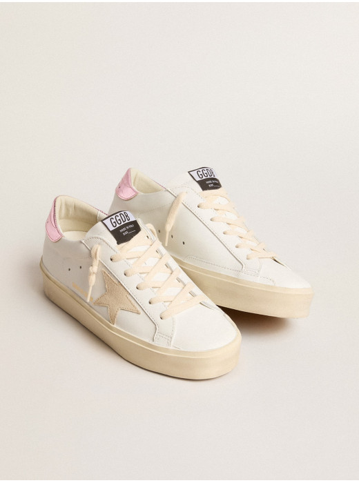 Women's Hi Star LTD with pearl suede star and metallic leather heel tab