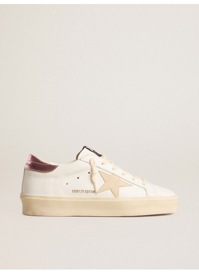 Women's Hi Star LTD with pearl suede star and metallic leather heel tab