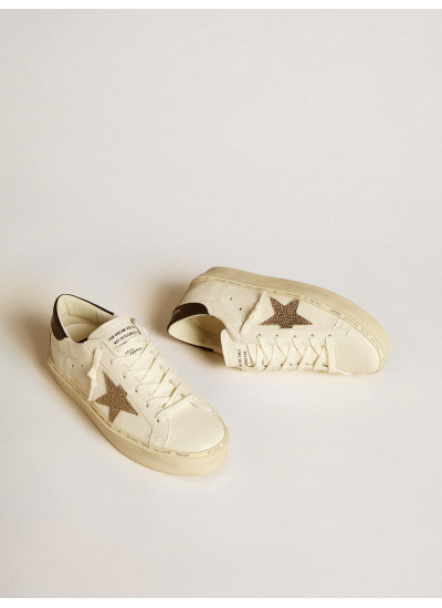 Hi Star LTD with Swarovski crystal star and black leather heel tab