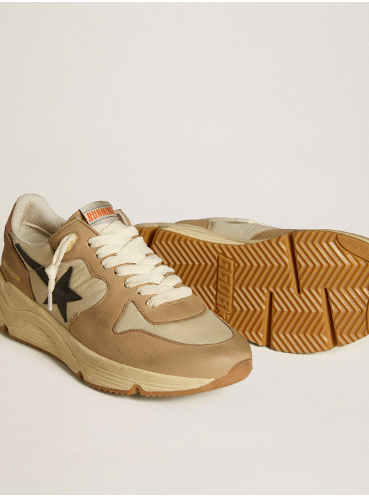 Running Sole LTD in nylon and nubuck with leather star and heel tab