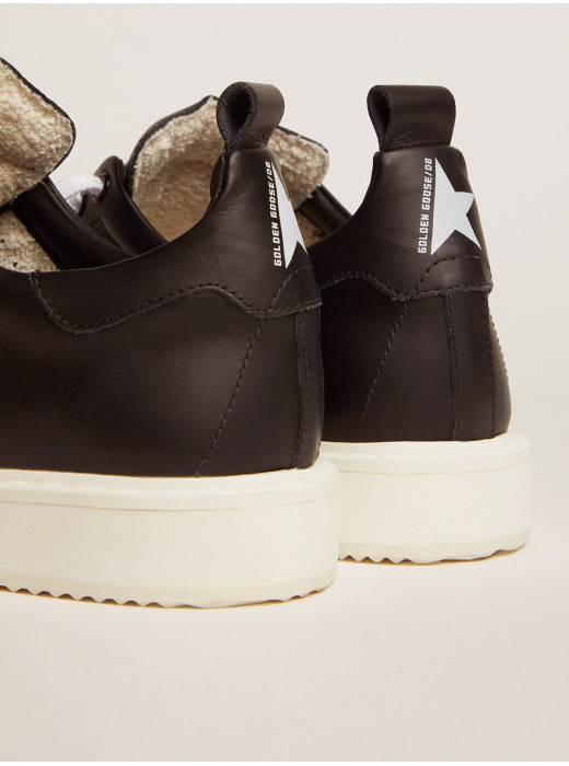 Starter sneakers in total black leather