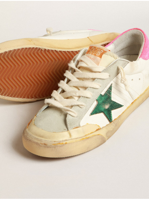 Super-Star Penstar with green star and fluorescent lobster heel tab