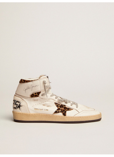 Women's Sky-Star with signature and leopard print pony skin inserts