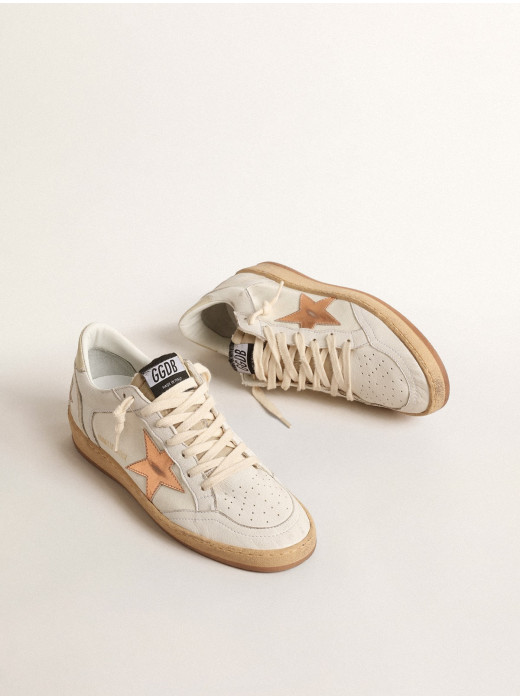 Ball Star LTD in canvas and nappa with bronze metallic leather star