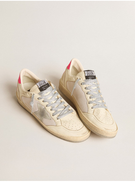 Women's Ball Star LTD in nappa leather and mesh with suede star and leather heel tab