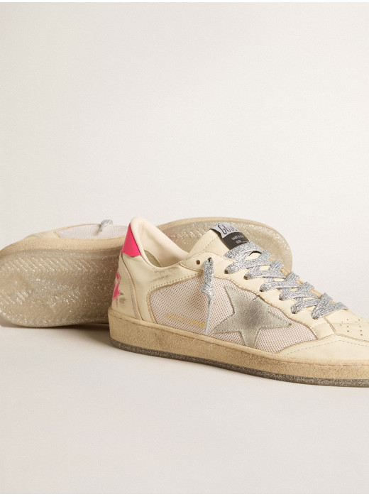 Women's Ball Star LTD in nappa leather and mesh with suede star and leather heel tab