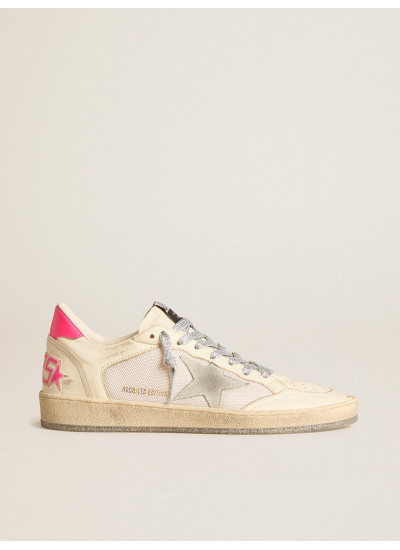 Women's Ball Star LTD in nappa leather and mesh with suede star and leather heel tab