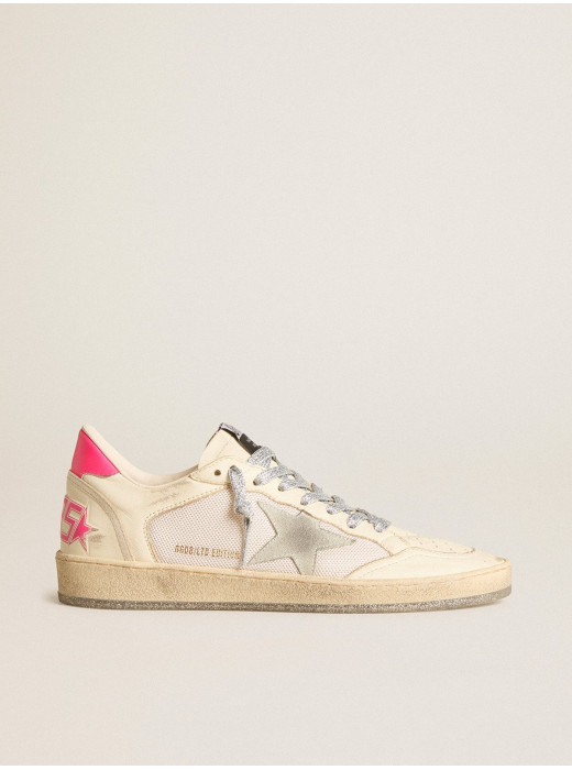 Women's Ball Star LTD in nappa leather and mesh with suede star and leather heel tab