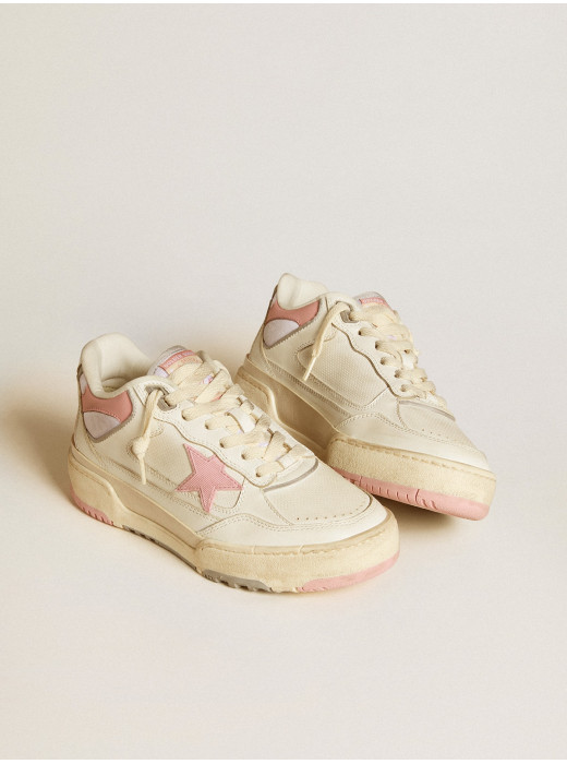 Women’s Forty2 with pink star and white leather heel tab