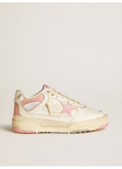 Women’s Forty2 with pink star and white leather heel tab