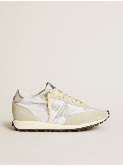 Women’s Marathon with white nylon upper and silver star