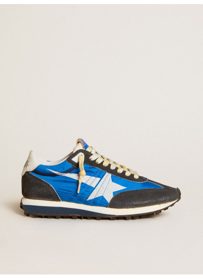 Women’s Marathon with blue nylon upper and white star