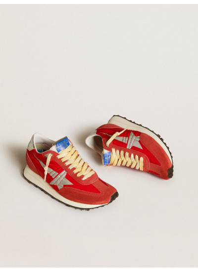 Women’s Marathon with red nylon upper and silver star