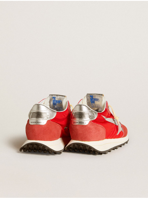 Women’s Marathon with red nylon upper and silver star