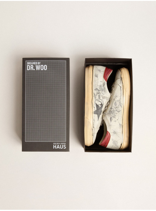 HAUS of Dreamers exclusive women’s Super-Star in ice gray crust leather