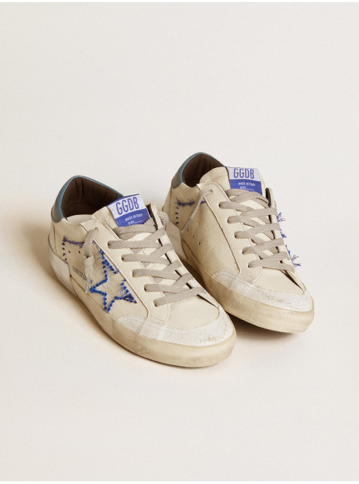 Women’s Super-Star LTD in nappa with embroidered star and leather heel tab