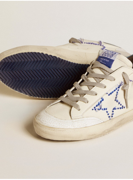 Women’s Super-Star LTD in nappa with embroidered star and leather heel tab