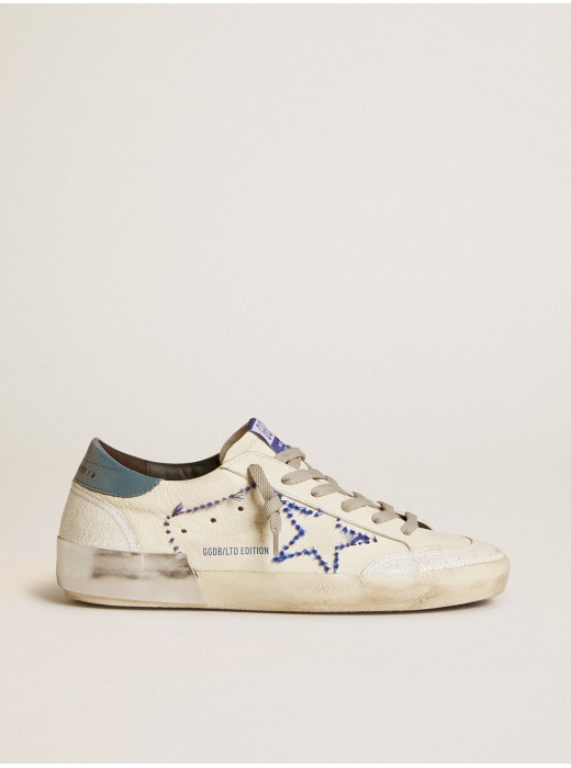 Women’s Super-Star LTD in nappa with embroidered star and leather heel tab