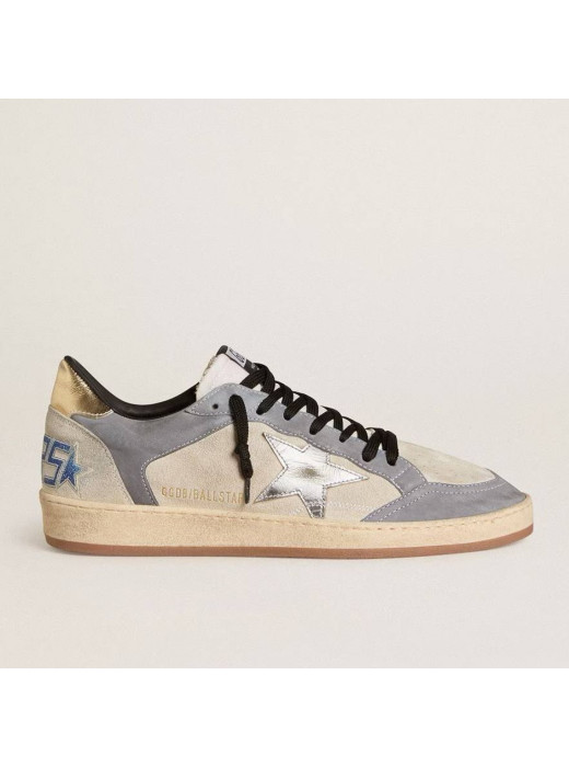 Ball Star in Purple Suede With Silver Star