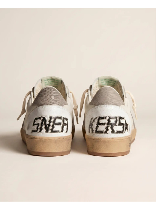Mens Ball Star Nappa leather with Grey Nubuk star and Grey heel tab