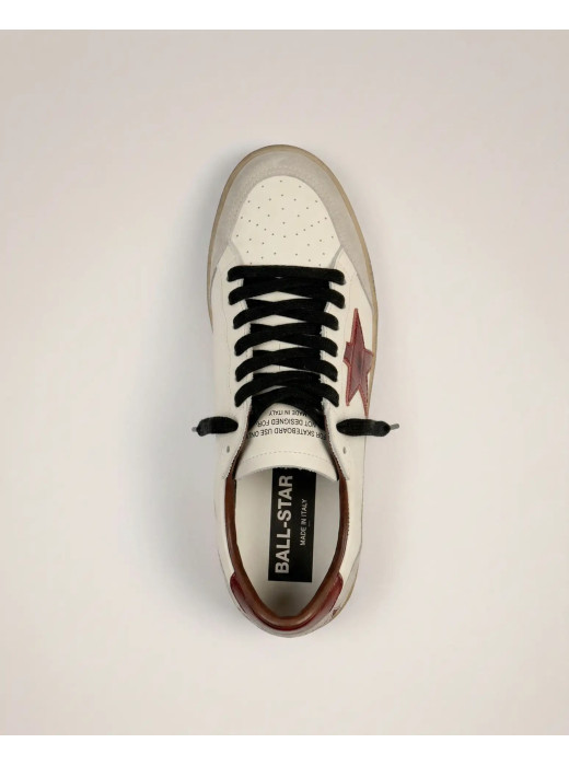 Mens Ball Star Burgundy croco star