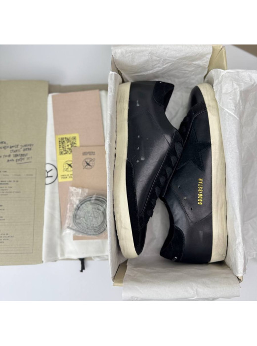 Mens Super-Star Black-suede star